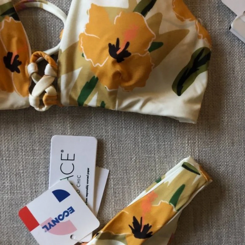 L*Space Floral Bikini in Yellow and Green - Picture 5 of 6